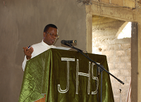 Allocution du pasteur SAGBOHAN